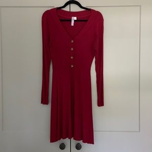 Francesca’s Alya Henley Skater Dress size M